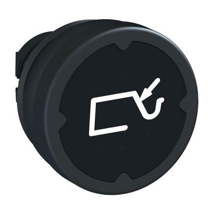 Schneider Electric Harmony Series Black Push-In Push Button Head, 22mm Cutout, IP66, IP67 [ZB5AC28010]; 357-388