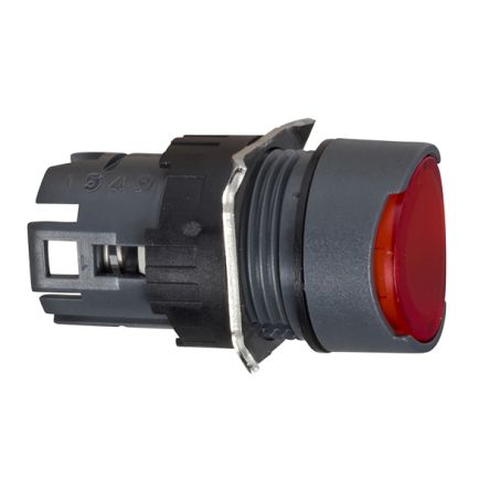 Schneider Electric Harmony Series Red Illuminated Push-In Push Button Head, 16mm Cutout, IP65 [ZB6AF4]; 357-401