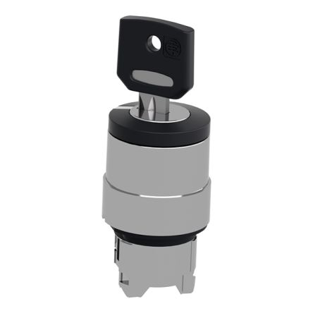 Schneider Electric Harmony 2-position Key Switch Head, 22mm Cutout [ZB4BG2F034]; 357-414