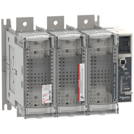 Schneider Electric Fuse Switch Disconnector, 3 Pole, 630A Max Current, 630A Fuse Current [LV481673]; 357-436