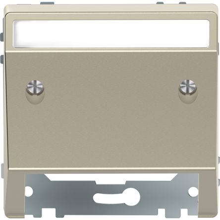 Schneider Electric D-Life Series ABS Plate for Use with Merten, 71 x 71 x 41mm [MTN4540-6033]; 357-491
