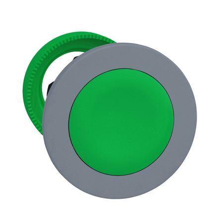 Schneider Electric Harmony Series Green Push Push Push Button Head, 30.5mm Cutout, IP66, IP67 [ZB5FH03C0]; 357-565