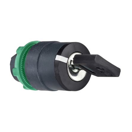 Schneider Electric Harmony 2-position Key Switch Head, 22mm Cutout [ZB5AG2C]; 357-616