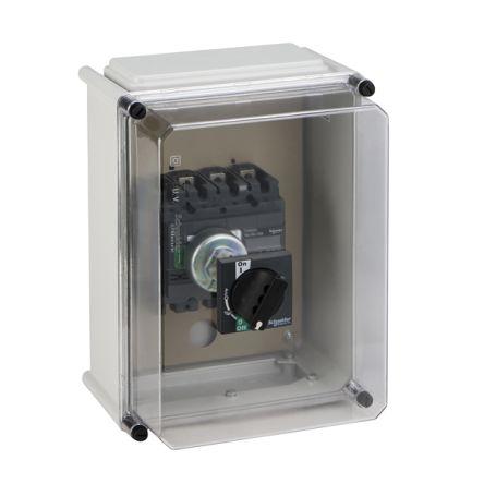 Schneider Electric ComPacT NSX Series Black Polyester Enclosure, IP55, IK08, Black Lid, 720 x 360 x 235mm [LV432666]; 357-629