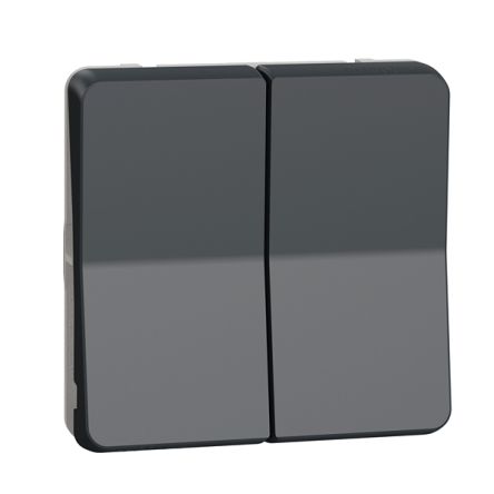 Schneider Electric Grey Push Button Light Switch, Mureva Styl [MUR35042]; 357-724