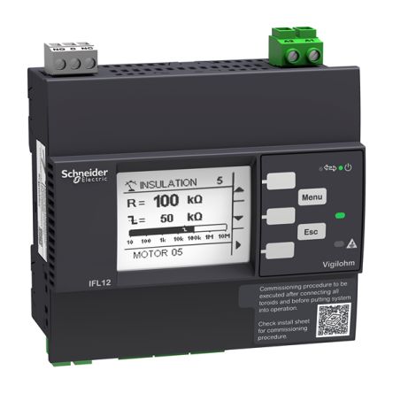 Schneider Electric IMDIFL12LMC Insulation Tester, 480V ac/dc Max [IMDIFL12LMC]; 357-760