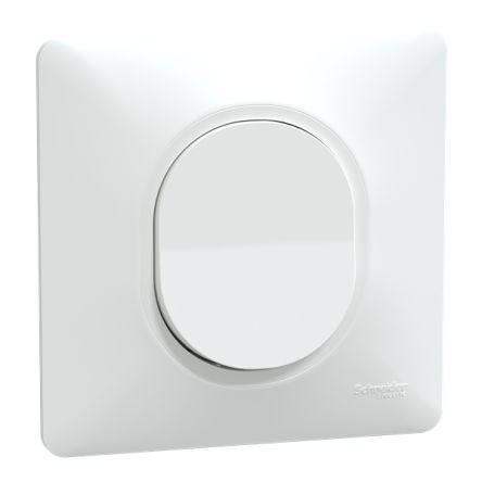 Schneider Electric White Rocker Switch, 2 Way, Ovalis [S321204]; 357-793