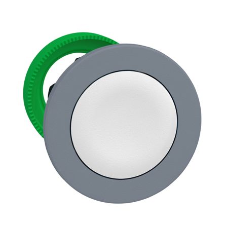 Schneider Electric Harmony Series White Push Push Push Button Head, 30.5mm Cutout, IP66, IP67 [ZB5FH01C0]; 357-813