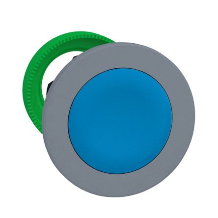 Schneider Electric Harmony Series Blue Push Push Push Button Head, 30.5mm Cutout, IP66, IP67 [ZB5FH06C0]; 357-818