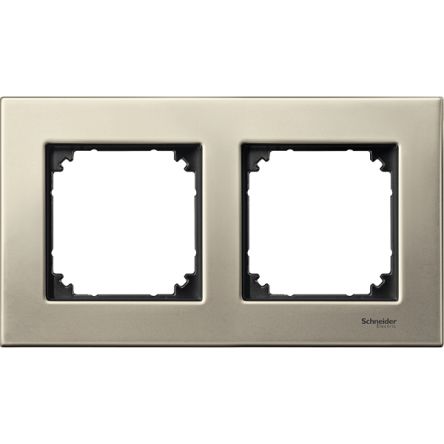 Schneider Electric Brown 2 Gang Light Switch Cover [MTN403205]; 357-920