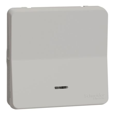 Schneider Electric White Push Button Light Switch, Mureva Styl [MUR39127]; 357-928