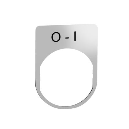 Schneider Electric Marking Accessory for Use with Pushbuttons, o-i [ZBYM2178]; 357-967