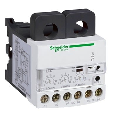 Schneider Electric TeSyS LR Overload Relay NC + NO, 6 A F.L.C, 6 A Contact Rating, 240 V ac, TeSys [LT4706M7A]; 357-985