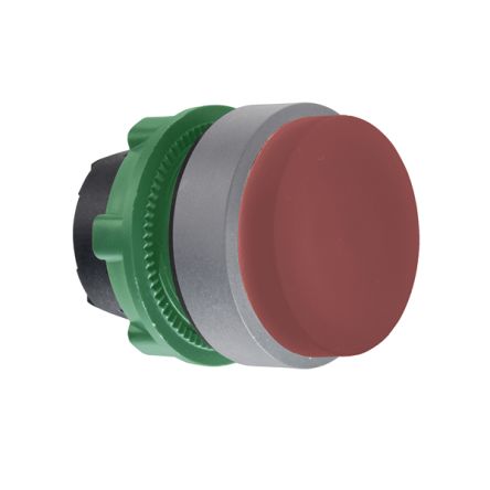 Schneider Electric Harmony Series Grey, Red Push-In Push Button Head, 22mm Cutout, IP66, IP67 [ZB5AL4C0]; 357-998