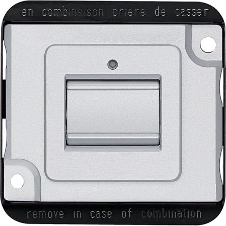 Schneider Electric Grey Rocker Switch, 2 Way, Antivandale [MTN3156-7060]; 358-046