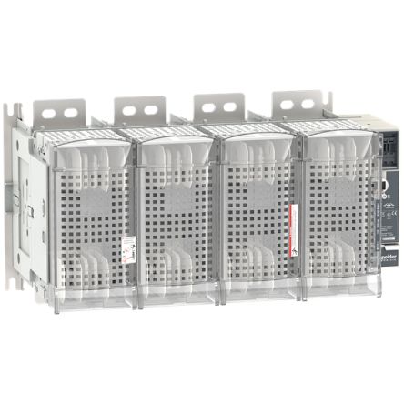 Schneider Electric Fuse Switch Disconnector, 4 Pole, 1250A Max Current, 1250A Fuse Current [LV481474]; 358-099