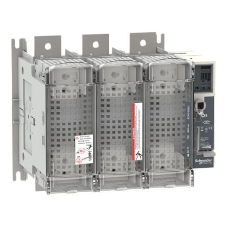 Schneider Electric Fuse Switch Disconnector, 3 Pole, 800A Max Current, 800A Fuse Current [LV481683]; 358-101