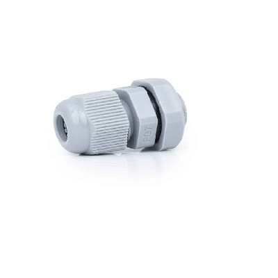 RS PRO Light Grey Nylon Cable Gland, M22 Thread, 8mm min., 13mm max., IP68 [0]; 358-125