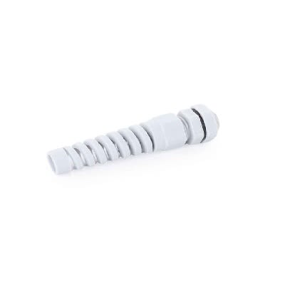 RS PRO Light Grey Nylon Cable Gland, M20 Thread, 6mm min., 11mm max., IP68 [0]; 358-128