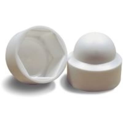 Guitel Hervieu, White PP Hex Nut, M6 [701101]; 358-139