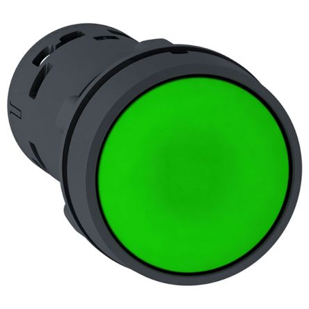 Schneider Electric Harmony Series Green Push-In Push Button Head, 22mm Cutout, IP20, IP65 [XB7NA33]; 358-207