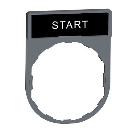 Schneider Electric Marking Accessory for Use with Pushbuttons, Start [ZBY2303C0]; 358-275