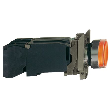 Schneider Electric Harmony Series Illuminated Push Button, Slow Break, Panel Mount, 220V, IP66, IP67, IP69, IP69K [XB4BW3545]; 358-291