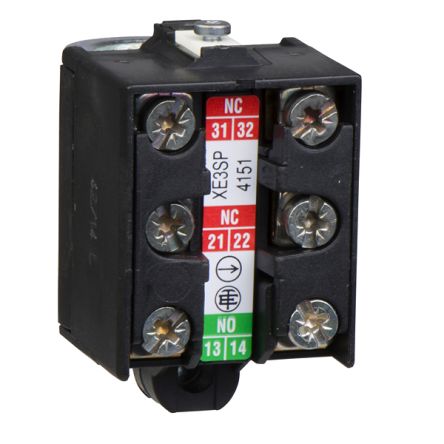 Schneider Electric Foot Switch Contact Block for Foot Switch [XE3SP4151]; 358-363