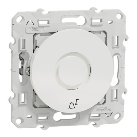 Schneider Electric Odace 2011 Series Push Button, Flush Mount, 250V, IP21D [S520580]; 358-406
