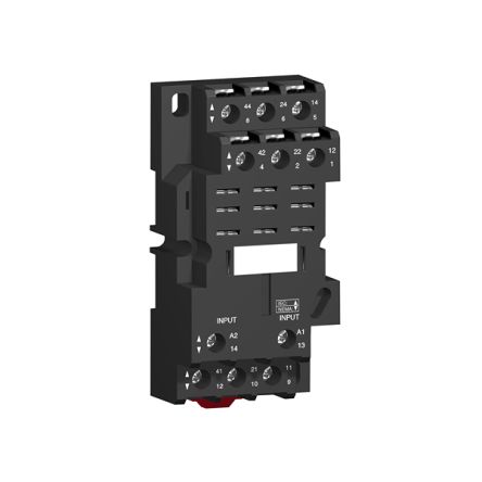 Schneider Electric Harmony Relay RP 3 Pin 250V Chassis Mount Relay Socket, for use with Relay [RPZF3]; 358-410