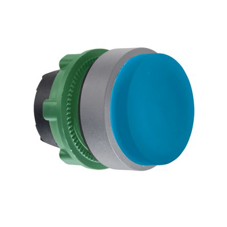 Schneider Electric Harmony Series Blue Push Push Push Button Head, 22mm Cutout, IP66, IP67 [ZB5AL6C0]; 358-415