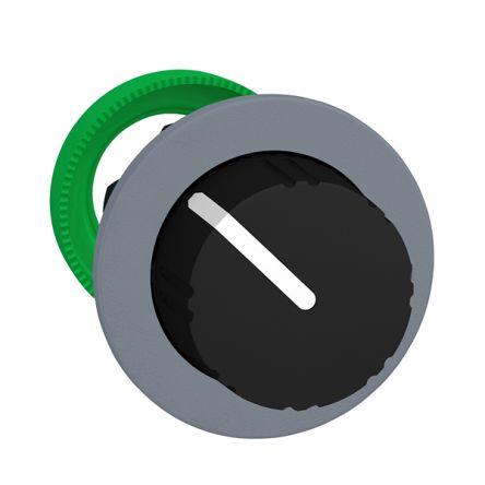 Schneider Electric Harmony Series 2 Position Selector Switch Head, 30.5mm Cutout [ZB5FD29C0]; 358-428