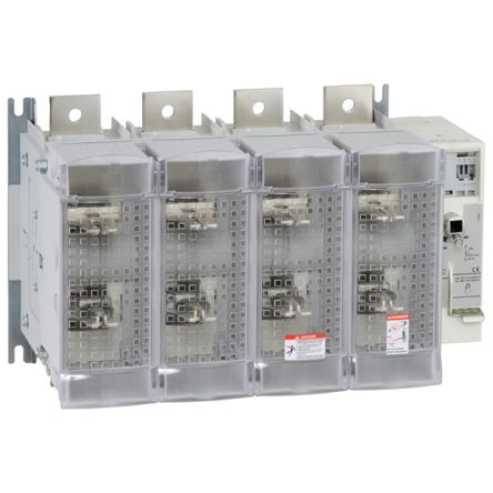 Schneider Electric Fuse Switch Disconnector, 4 Pole, 1000A Max Current, 1000A Fuse Current [GS2V4]; 358-437