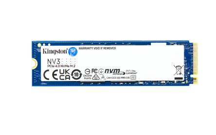 Kingston NV3 M.2 2280 4 TB Internal SSD [SNV3S/4000G]; 358-565
