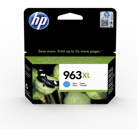 Hewlett Packard 3JA27AE Cyan Ink Cartridge [3JA27AE]; 358-707