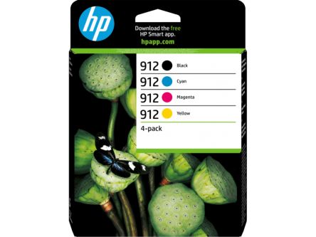Hewlett Packard 6ZC74AE Black, Cyan, Magenta, Yellow Ink Cartridge [6ZC74AE]; 358-819