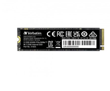 Verbatim Vi5000 512GB M.2 512 GB Internal SSD [31825]; 358-907
