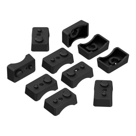 RS PRO ABS Pole Mount Bracket for Use with Enclosure, 31.7 x 19.7 x 13mm [0]; 360-033