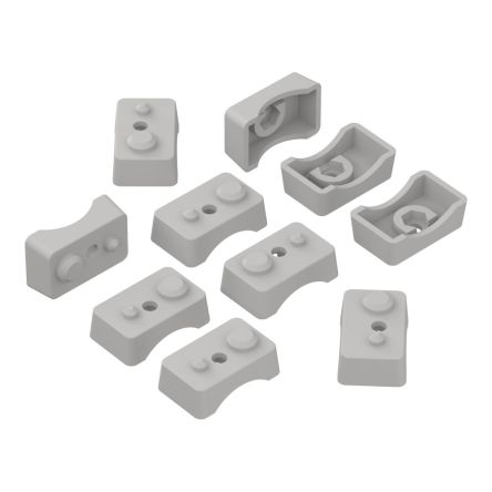 RS PRO ABS Pole Mount Bracket for Use with Enclosure, 31.7 x 19.7 x 13mm [0]; 360-035