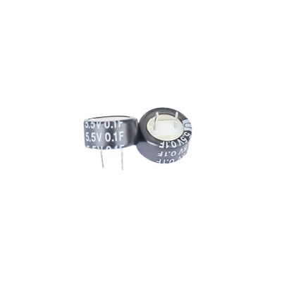 RS PRO 0.1F Supercapacitor EDLC -20 → +80% Tolerance 5.5V dc, Through Hole [0]; 360-048