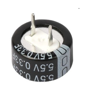 RS PRO 0.33F Supercapacitor EDLC -20 → +80% Tolerance 5.5V dc, Through Hole [0]; 360-057