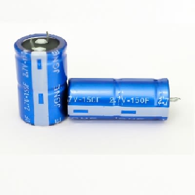 RS PRO 150F Supercapacitor EDLC -20 → +80% Tolerance 2.7V dc, Through Hole [0]; 360-069