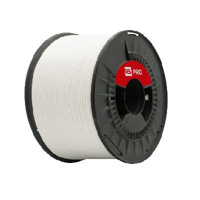 RS PRO 2.85mm White PLA 3D Printer Filament, 1kg [0]; 360-161