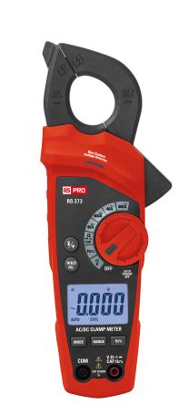 RS PRO Clamp Meter, 400A dc, Max Current 400A ac CAT III 600V [0]; 360-187