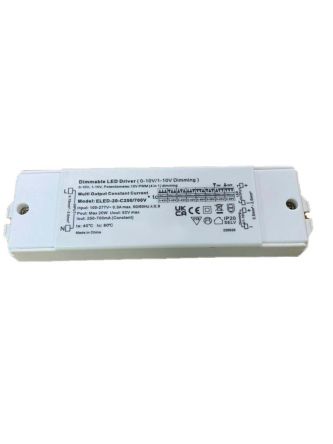 RS PRO Dimmable LED Driver, 3 → 42V Output, 20.3W Output, 700mA Output, Constant Current Dimmable [0]; 360-662