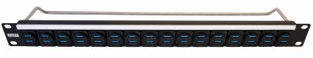 USB 16 Port Port Rack Patch Panel Patch Panel, 1U Rack Height [0]; 360-707