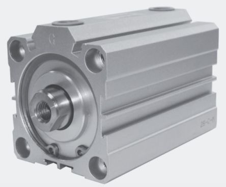 RS PRO Pneumatic Piston Rod Cylinder - 20mm Bore, 10mm Stroke, Double Acting [0]; 360-799