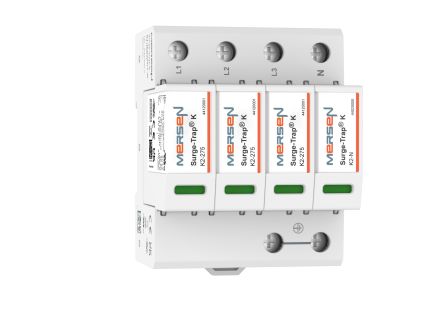 Mersen Surge Protector, 50kA, 1800V (Volts), DIN Rail Mount [44020400]; 361-609