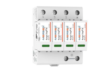 Mersen Surge Protector, 50kA, 1800V (Volts), DIN Rail Mount [44020404]; 361-612