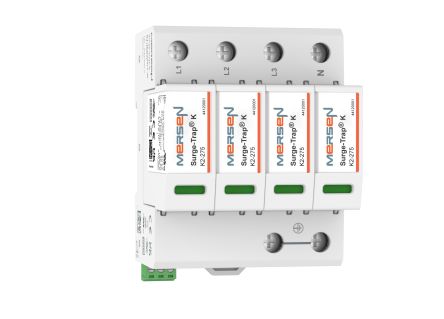 Mersen Surge Protector, 50kA, 1800V (Volts), DIN Rail Mount [44020405]; 361-613